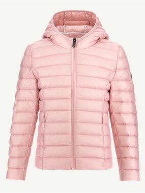 JOTT Peachy Pink Carla Light Down Hoodie Jacket - 8-10Y